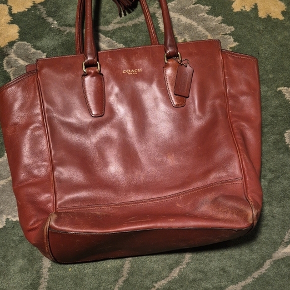 Coach Handbags - Coach Rich Brown Leather Shoulder Bag